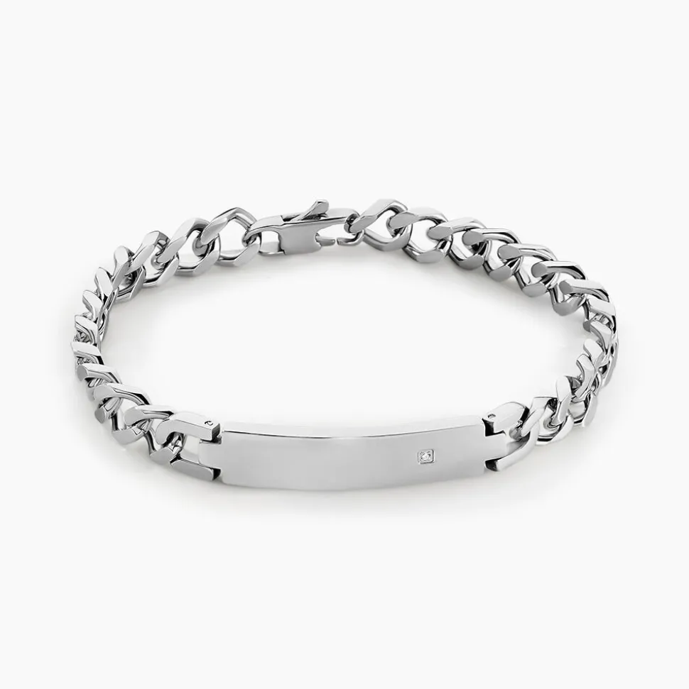 Bracelet Hugo Acier Blanc