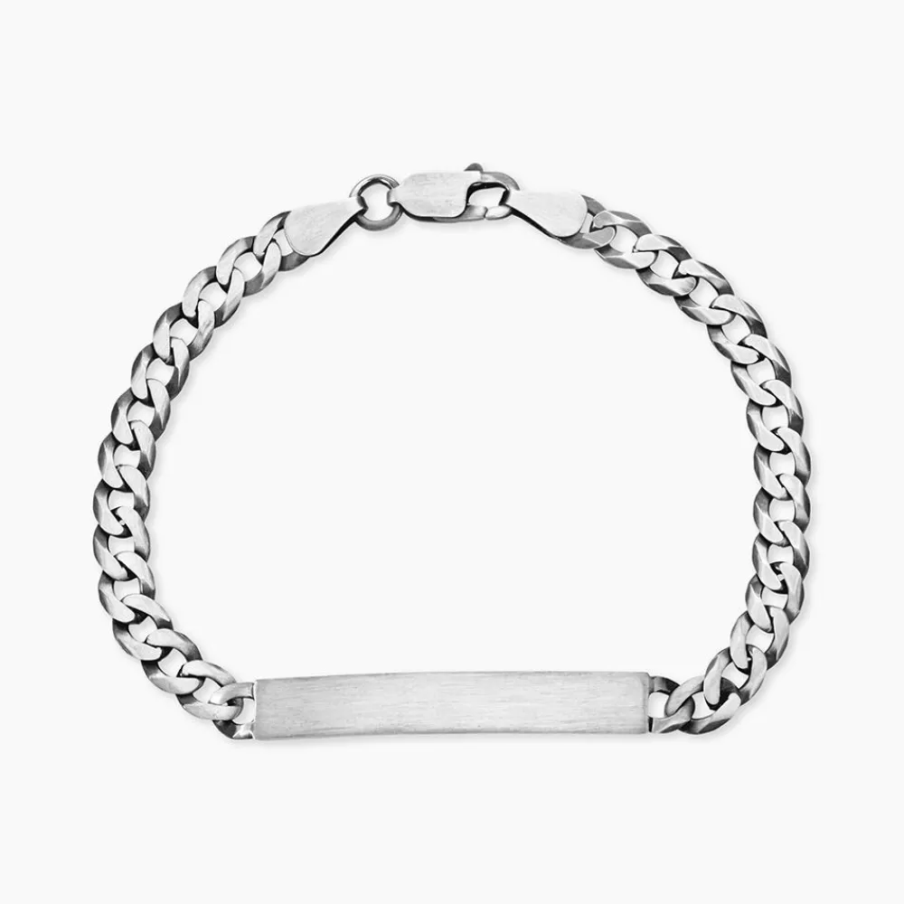 Bracelet Identité Casper Argent Gris|Marc Orian Best