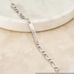 Bracelet Identité Clement Plaqué Or Jaune|Marc Orian Discount