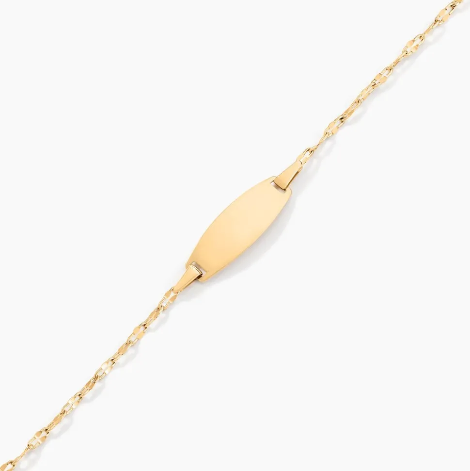 Bracelet Identité Eowyn Maille Fantaisie Or Jaune