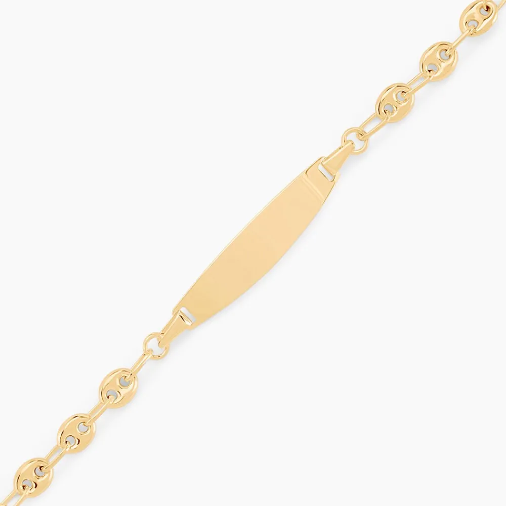 Bracelet Identité Evin Maille Grain De Cafe|Marc Orian New