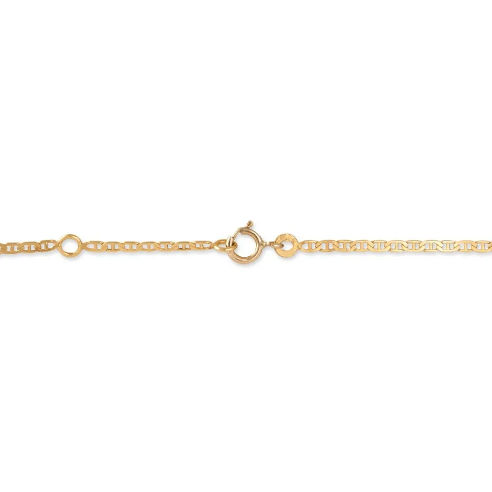 Bracelet Identité Fanelia Maille Marine Or Jaune|Marc Orian Online