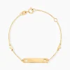 Bracelet Identité Mellie Or Jaune