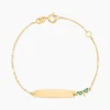 Bracelet Identité Mellie Or Jaune