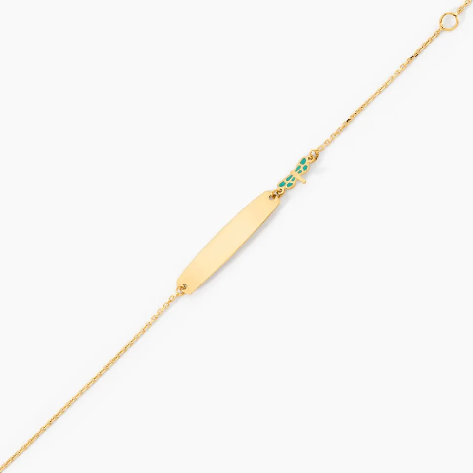 Bracelet Identité Mellie Or Jaune