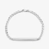 Bracelet Identité Zak Argent Blanc|Marc Orian Discount