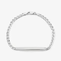 Bracelet Identité Zak Argent Blanc|Marc Orian Discount