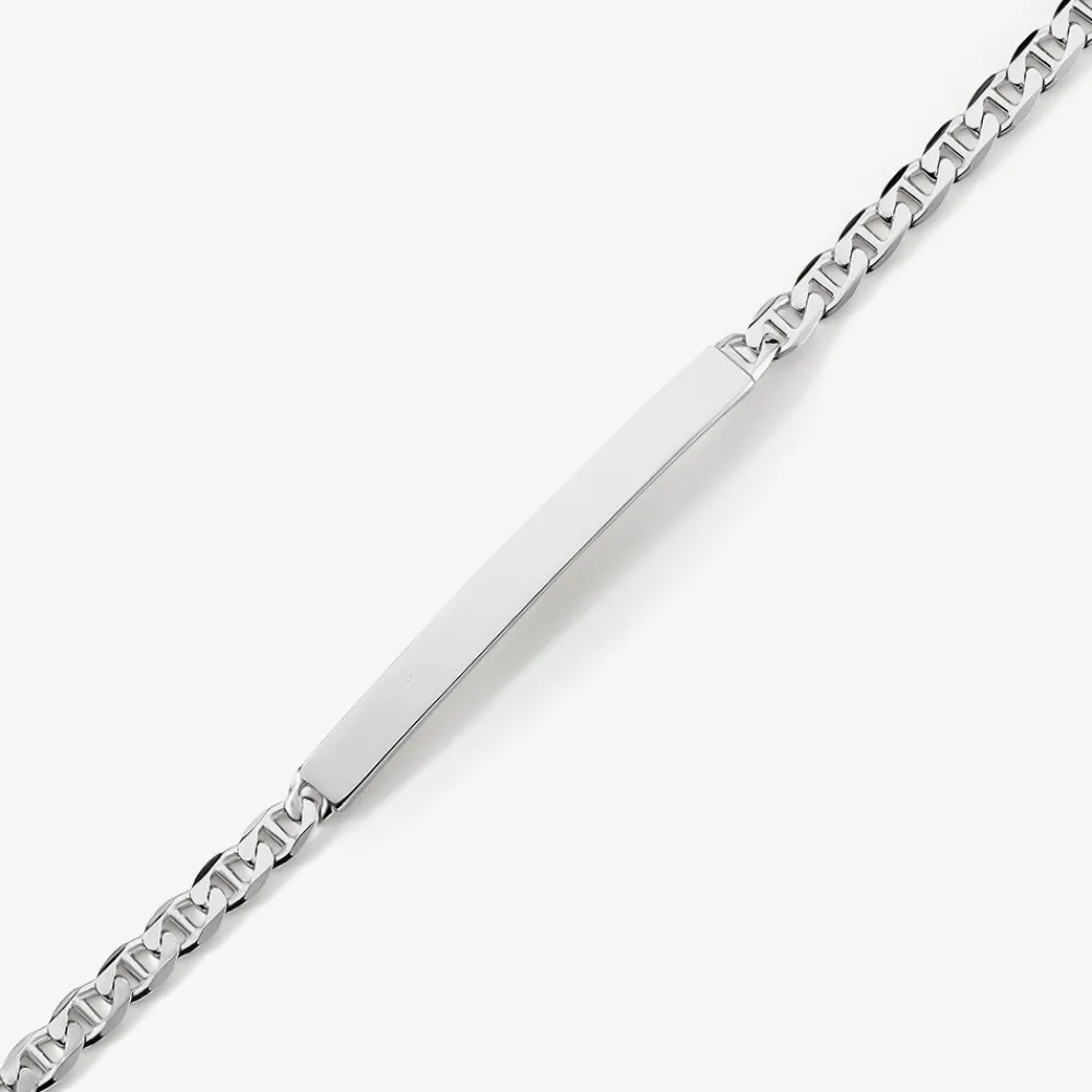 Bracelet Identité Zak Argent Blanc|Marc Orian Discount