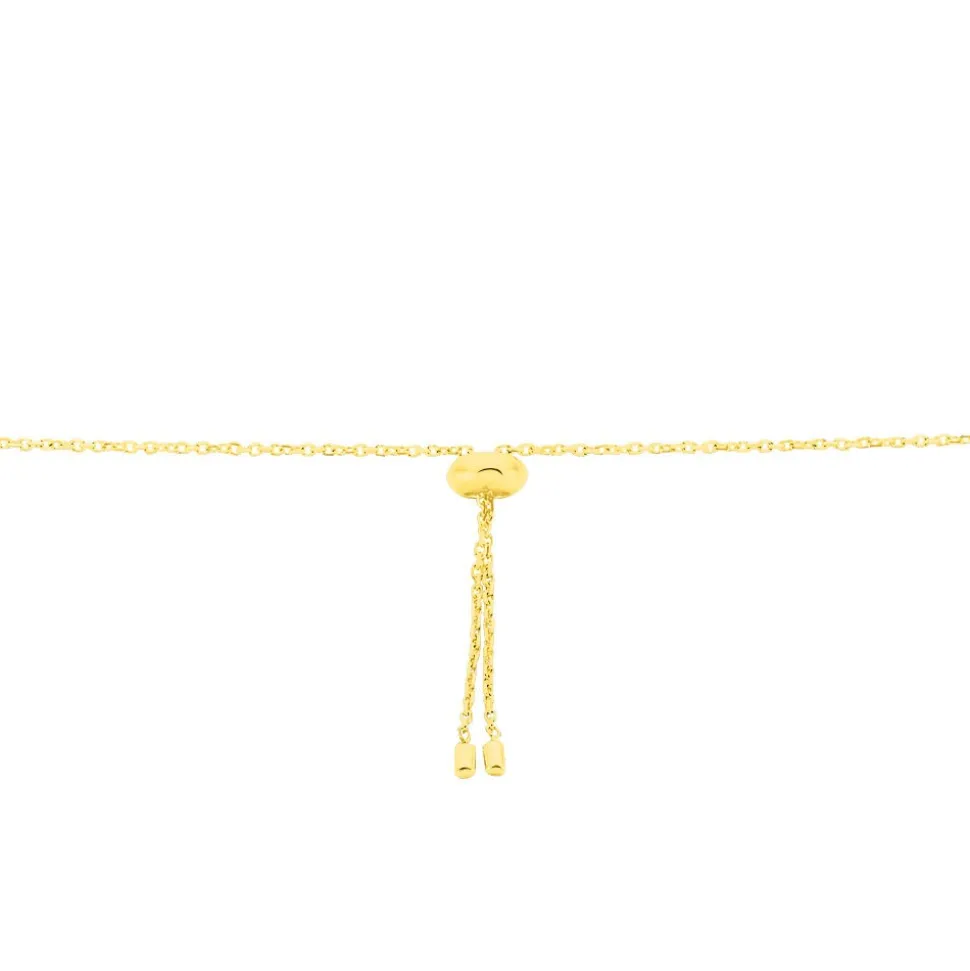 Bracelet Infino Or Jaune Diamant
