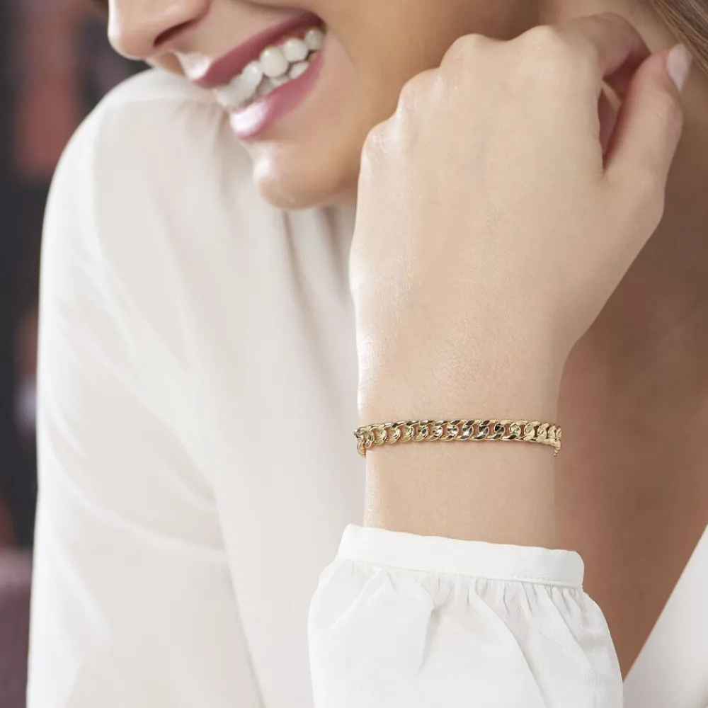 Bracelet Iris Or Jaune Maille Gourmette|Marc Orian Sale
