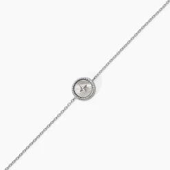 Bracelet Izarra Argent Blanc Nacre