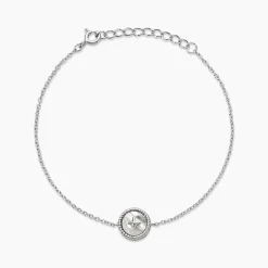 Bracelet Izarra Argent Blanc Nacre