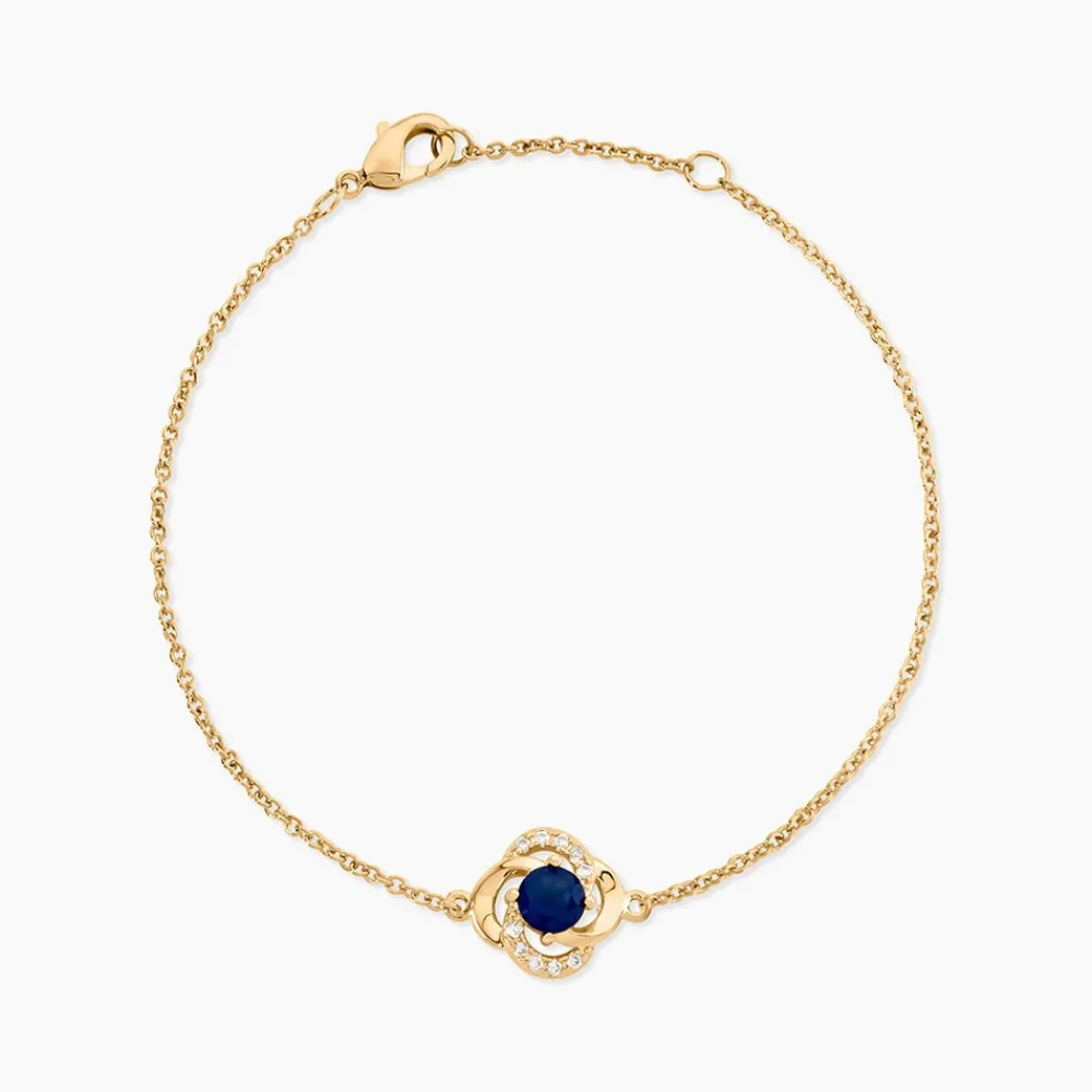 Bracelet Jaana Plaqué Or Jaune Verre Oxyde De Zirconium|Marc Orian Outlet