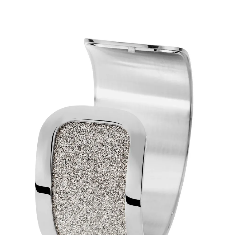 Bracelet Jonc Acier Blanc|IMAGINE Discount