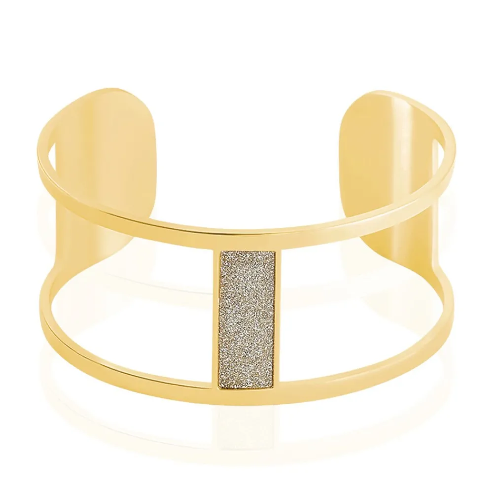 Bracelet Jonc Aness Acier Jaune|IMAGINE Outlet