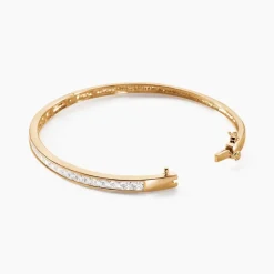 Bracelet Jonc Frieda Plaqué Or Jaune Oxyde De Zirconium|Marc Orian Sale