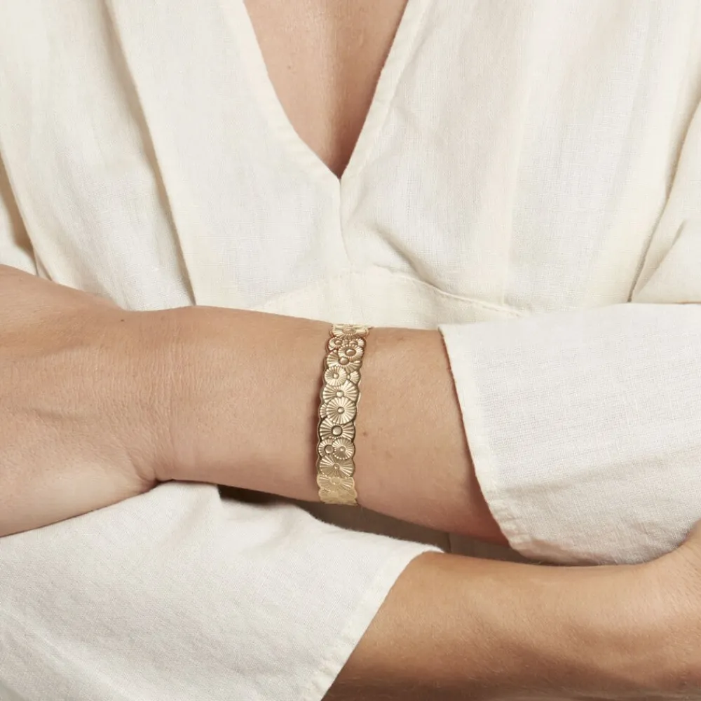 Bracelet Jonc Florette Acier Jaune|IMAGINE Best