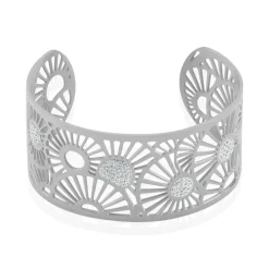 Bracelet Jonc Florette Strass Acier Blanc Strass|IMAGINE Online