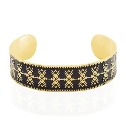 Bracelet Jonc Imagine Gwladys Acier Jaune