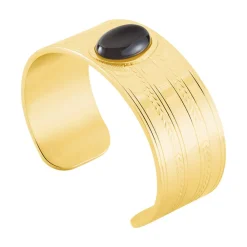 Bracelet Jonc Segolene Acier Jaune Pierre De Synthese|IMAGINE Sale