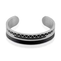 Bracelet Jonc Victoriano Acier Blanc Strass|IMAGINE Sale