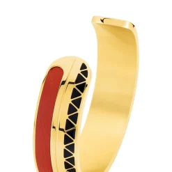 Bracelet Jonc Victoriano Acier Jaune Strass|IMAGINE