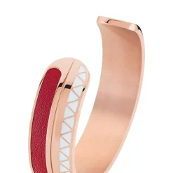Bracelet Jonc Victoriano Acier Rose Strass|IMAGINE Outlet