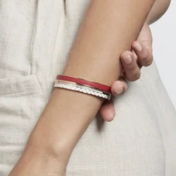 Bracelet Jonc Victoriano Acier Rose Strass|IMAGINE Outlet
