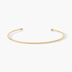 Bracelet Jonc Lou Plaqué Or Jaune|Marc Orian Clearance