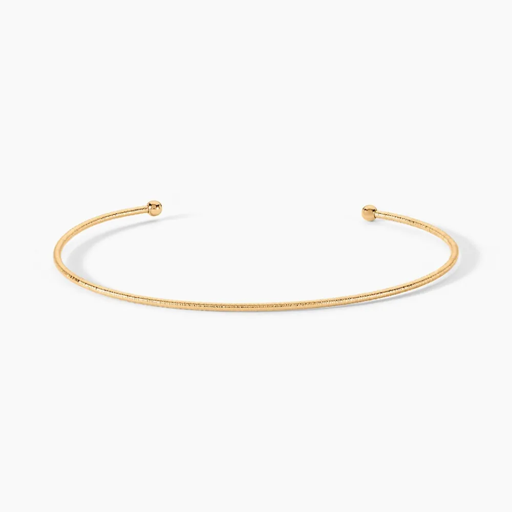 Bracelet Jonc Lou Plaqué Or Jaune|Marc Orian Clearance