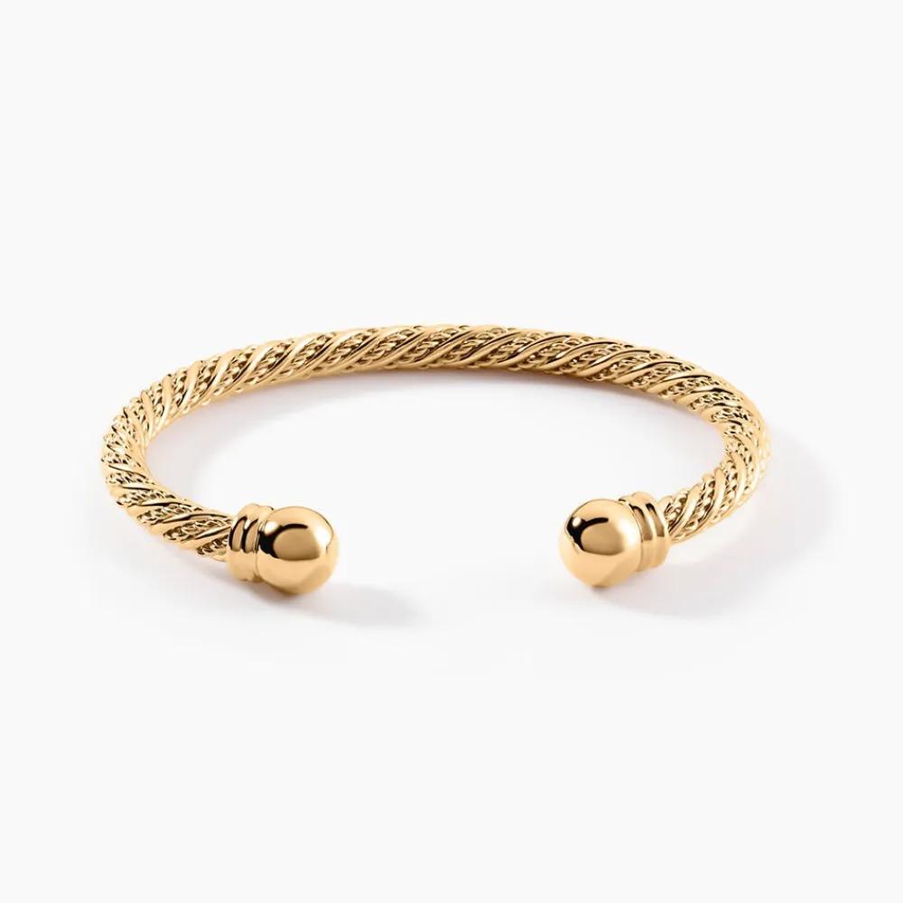 Bracelet Jonc Nelsie Plaqué Or Doré|Marc Orian