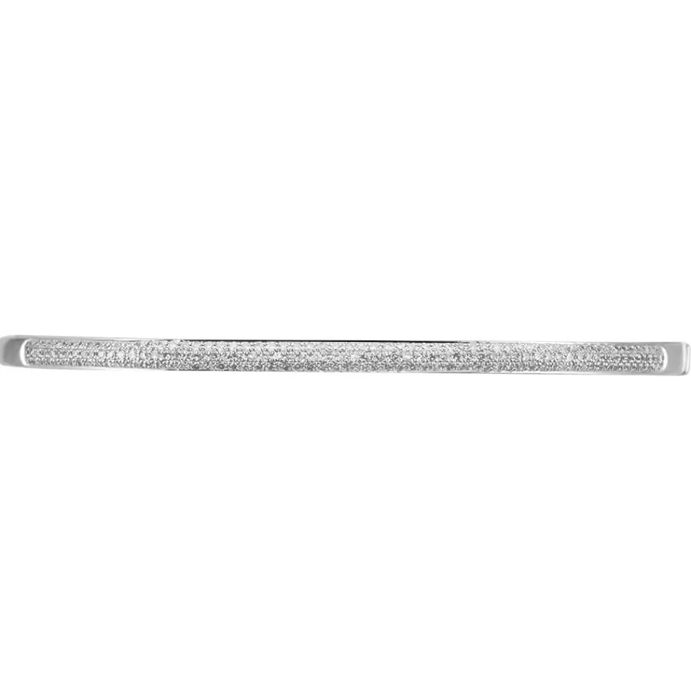 Bracelet Jonc Or Blanc Stasya Diamants|Marc Orian Sale