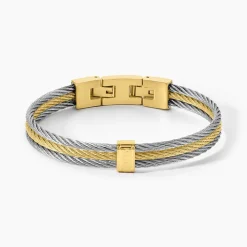 Bracelet Jonc Phebus Him Acier Bicolore