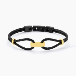 Bracelet Jonc Phebus Him Acier Bicolore
