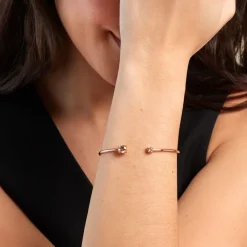 Bracelet Jonc Rio Argent Rose Oxyde De Zirconium|Marc Orian Discount