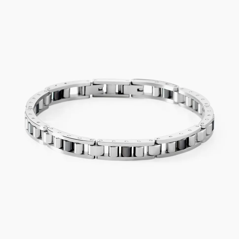 Bracelet Jourdan Acier Blanc