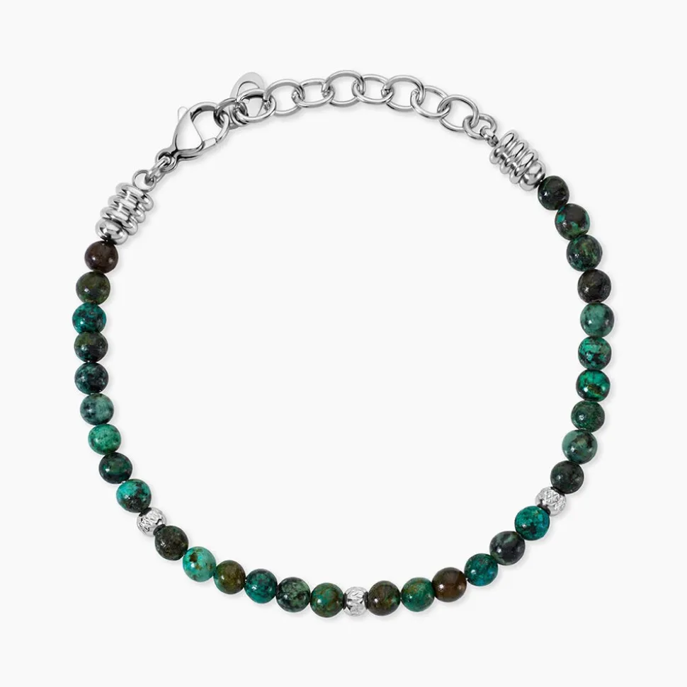 Bracelet Jourdan Acier Blanc Turquoise