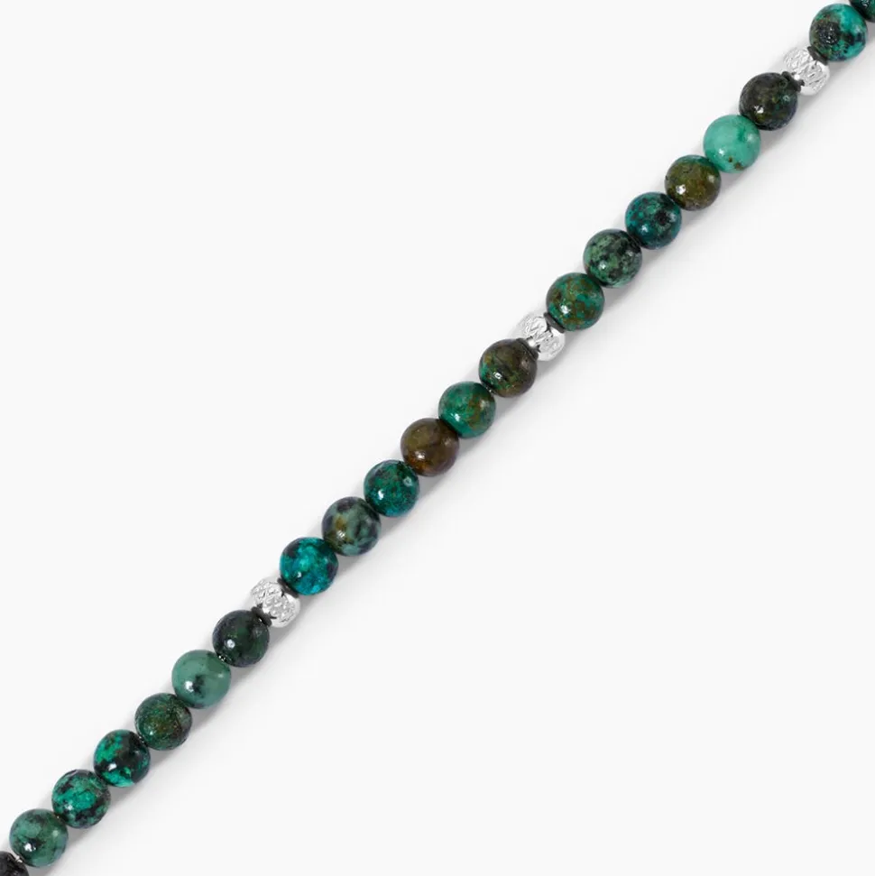 Bracelet Jourdan Acier Blanc Turquoise