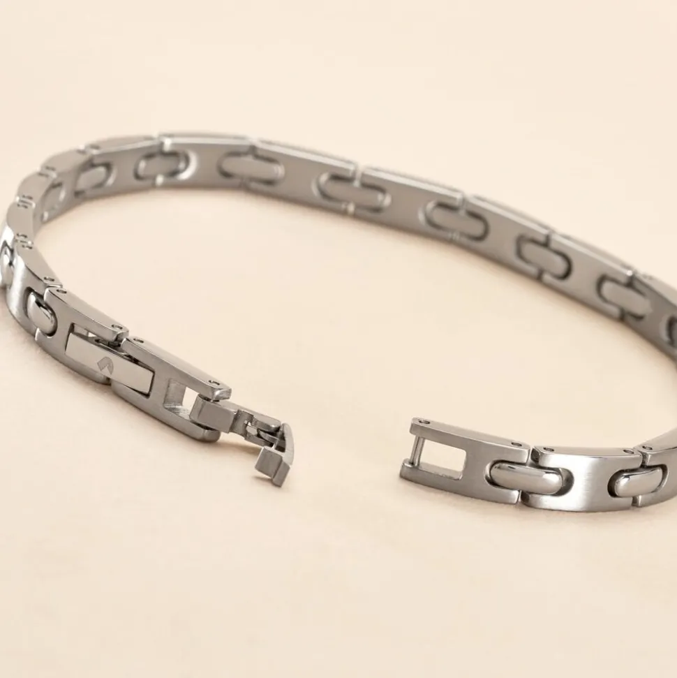 Bracelet Jourdan Acier Gris