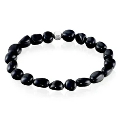 Bracelet Boreal Argent Blanc Agate|JOURDAN Best