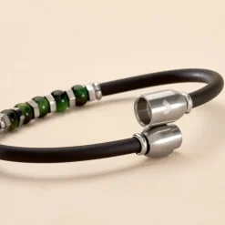 Bracelet Jourdan Caoutchouc Noir