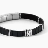 Bracelet Jourdan Chip Cuir Noir