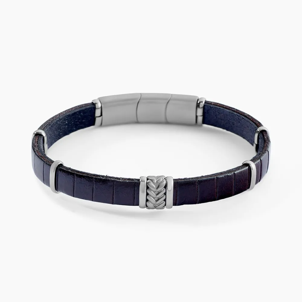 Bracelet Colbert Cuir Marron|JOURDAN Sale