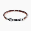 Bracelet Jourdan Colibri Acier Marron