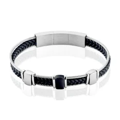 Bracelet Jourdan Cook Acier Bicolore
