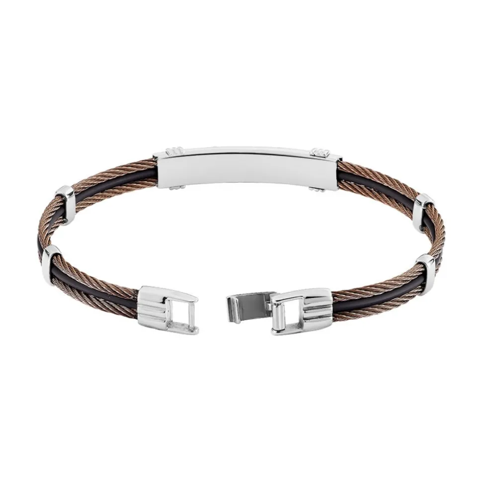 Bracelet Jourdan Corelieae Acier Bicolore