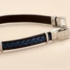 Bracelet Cuir Bleu|JOURDAN Online