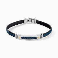 Bracelet Cuir Bleu|JOURDAN Online