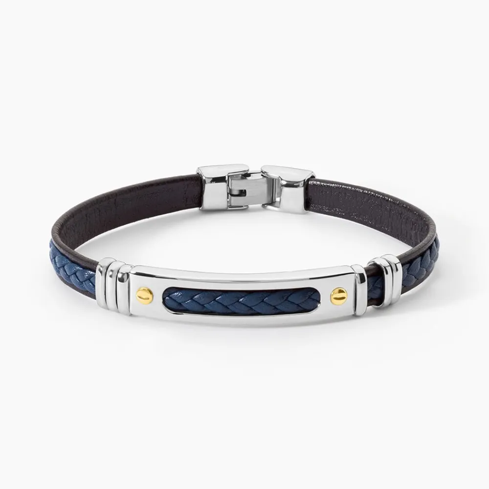Bracelet Cuir Bleu|JOURDAN