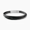 Bracelet Cuir De Vache Noir|JOURDAN Best